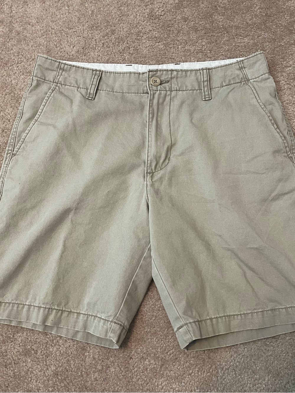 Old Navy Men's Flat Front Shorts - Light Khaki